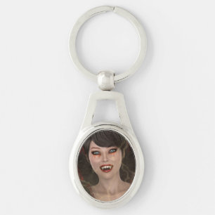 Lady Vamp Key Ring