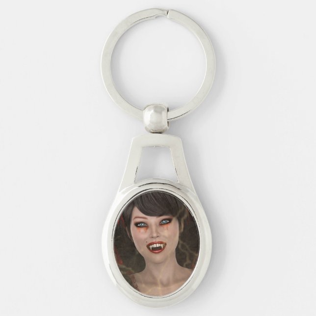 Lady Vamp Key Ring (Front)