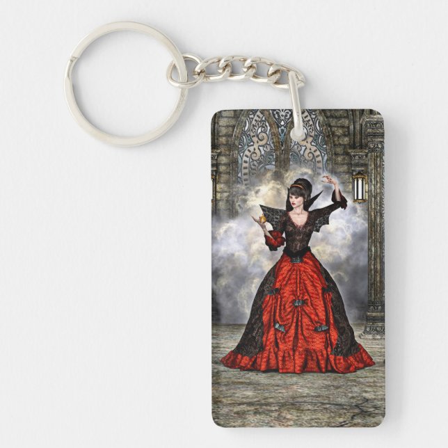 Lady Vamp Key Ring (Front)