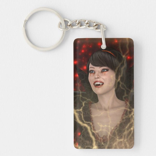 Lady Vamp Key Ring (Front)