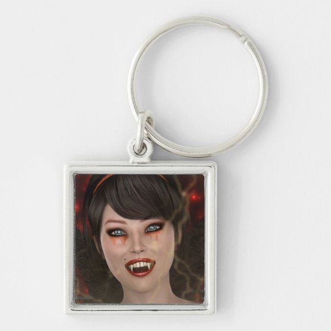 Lady Vamp Key Ring (Front)
