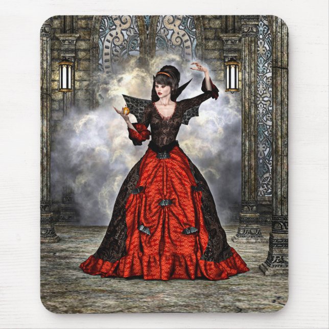 Lady Vamp Mouse Pad (Front)