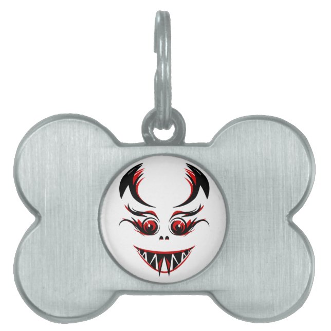LADY VAMPIRE PET TAG (Front)