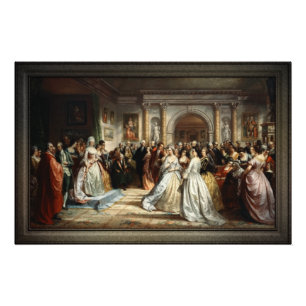 Lady Washington's Reception Day by D. Huntington Photo Print