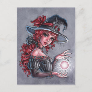 Lady Witch Postcard