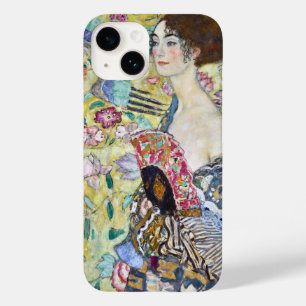 Lady with A Fan, Gustav Klimt Case-Mate iPhone 14 Case