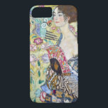 Lady with A Fan, Gustav Klimt iPhone 8/7 Case<br><div class="desc">Gustav Klimt (July 14, 1862 – February 6, 1918) was an Austrian symbolist painter and one of the most prominent members of the Vienna Secession movement. Klimt is noted for his paintings, murals, sketches, and other objets d'art. In addition to his figurative works, which include allegories and portraits, he painted...</div>