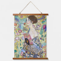 Lady with A Fan, Gustav Klimt