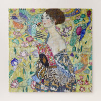 Lady with A Fan, Gustav Klimt