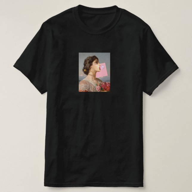 Lady with a gum T-Shirt (Design Front)