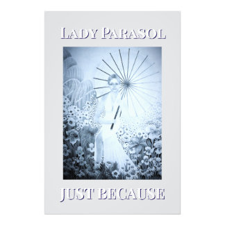                            Lady with a Parasol     Photo Print
