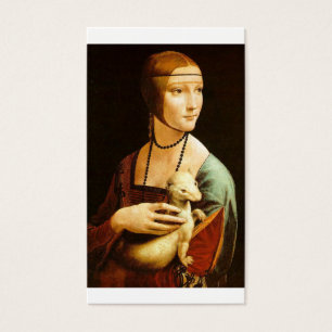 Lady with an Ermine by Leonardo Da Vinci c. 1490