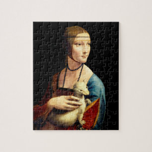 Lady with an Ermine by Leonardo Da Vinci Jigsaw Puzzle