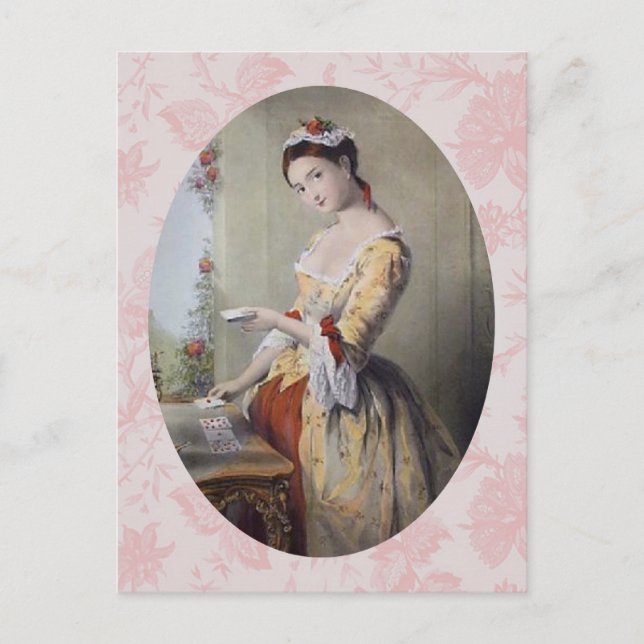 Lady with Cards (Front)