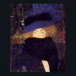 Lady with Hat and Feather Boa - Gustav Klimt Poster<br><div class="desc">Lady with Hat and Feather Boa - Gustav Klimt (1862 – 1918) was an Austrian Symbolist painter and one of the most prominent members of the Vienna Secession movement. His major works include paintings, murals, sketches, and other art objects. Klimt's primary subject was the female body, and his works are...</div>
