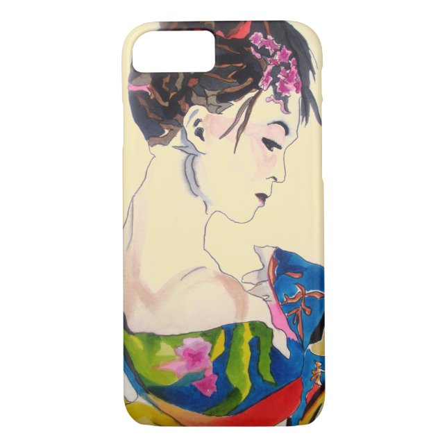 Lady with kimono Case-Mate iPhone case (Back)