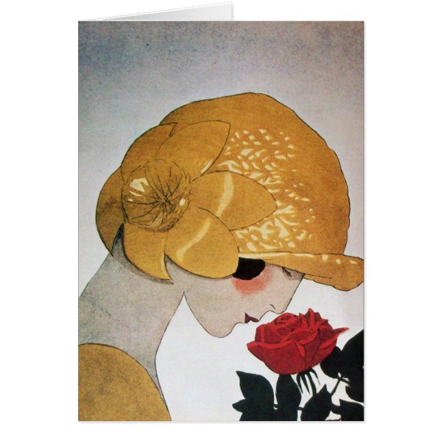 LADY WITH RED ROSE (Front)