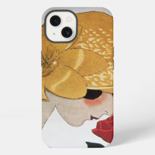 LADY WITH RED ROSE iPhone 13 CASE