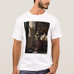 Lady writing a letter with her Maid, c.1670 T-Shirt