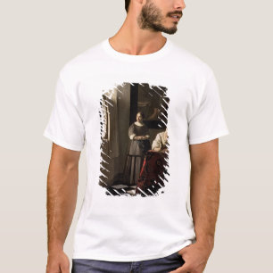 Lady writing a letter with her Maid, c.1670 T-Shirt