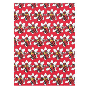 ladybird And Ladybug Family Tablecloth