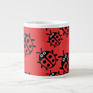 ladybird And Ladybug Large Coffee Mug