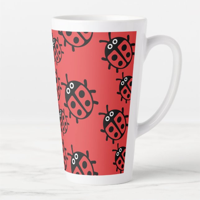 ladybird And Ladybug Latte Mug (Right)
