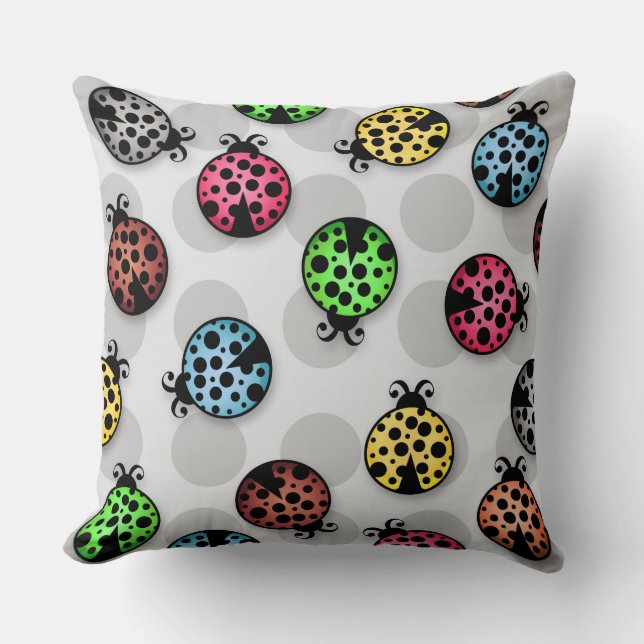 Ladybird Bug Pillow Series (Front)