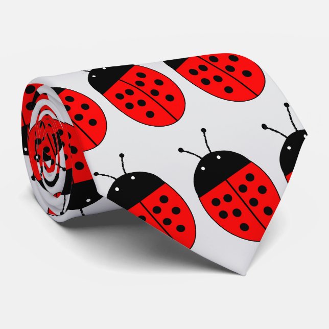 Ladybird Design Tie (Rolled)