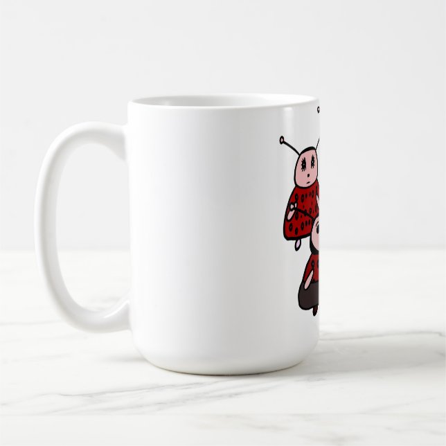 Ladybird Family Coffee Mug (Left)