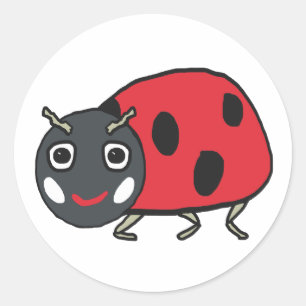 Ladybird Ladybug Classic Round Sticker