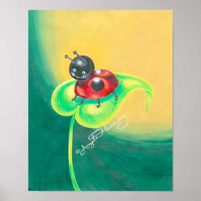 Ladybird, Ladybug, Either Way I'm Cute Poster (Front)