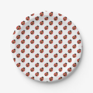 Ladybird, Ladybug, red bug, insect paper plates