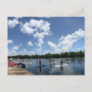 Ladybird Lake Boating - Austin, Texas Postcard