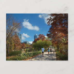 Ladybird Lake Butler Running Trail - Austin, Texas Postcard