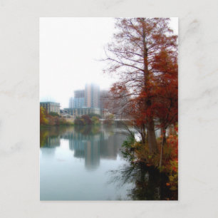 Ladybird Lake Downtown Austin Texas Fall 3 Postcard