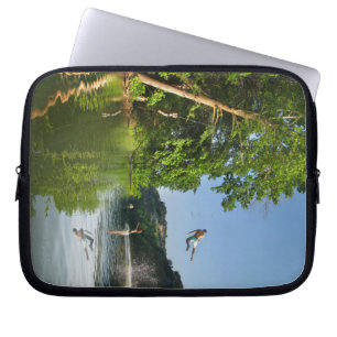 Ladybird Lake Rope Swing - Austin Texas Laptop Sleeve