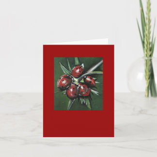 Ladybird Note card - Red