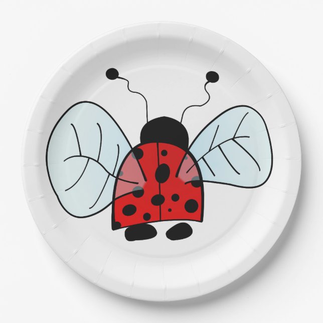 Ladybird Paper Plate (Front)