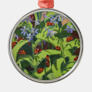 Ladybirds 2013 metal ornament