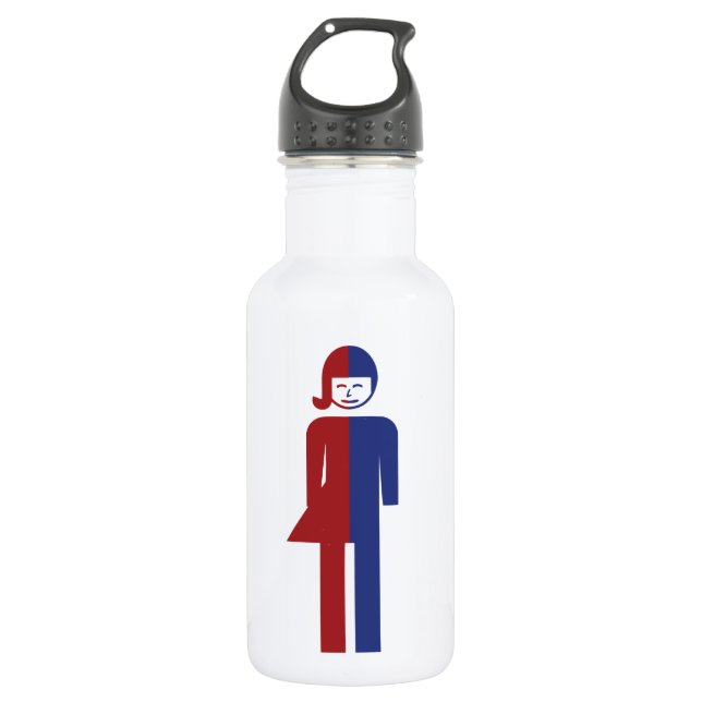 Ladyboy / Tomboy Toilet ⚠ Thai Sign ⚠ 532 Ml Water Bottle (Front)