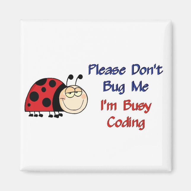 Ladybug-2 Medical Coder Magnet (Front)