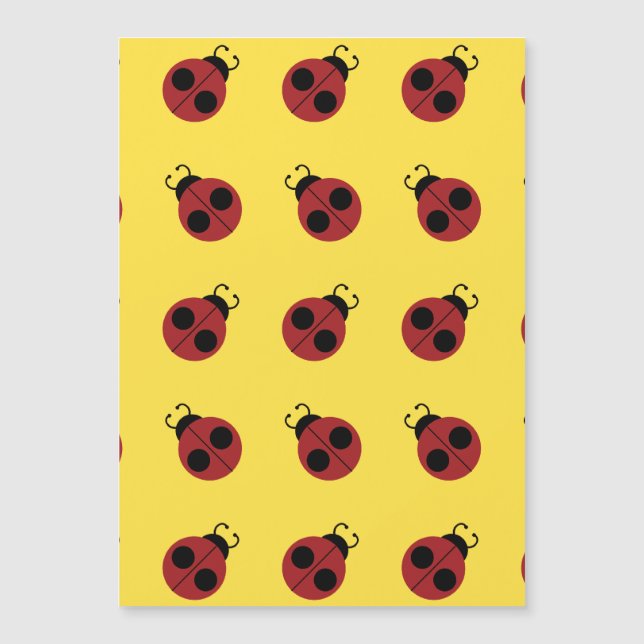 Ladybug 60s retro cool red yellow (Front)