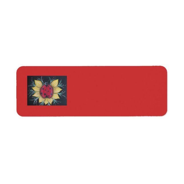 LadyBug Address Label Return Address Label (Front)