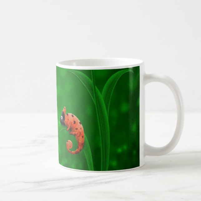 Ladybug and Chameleon Coffee Mug (Right)
