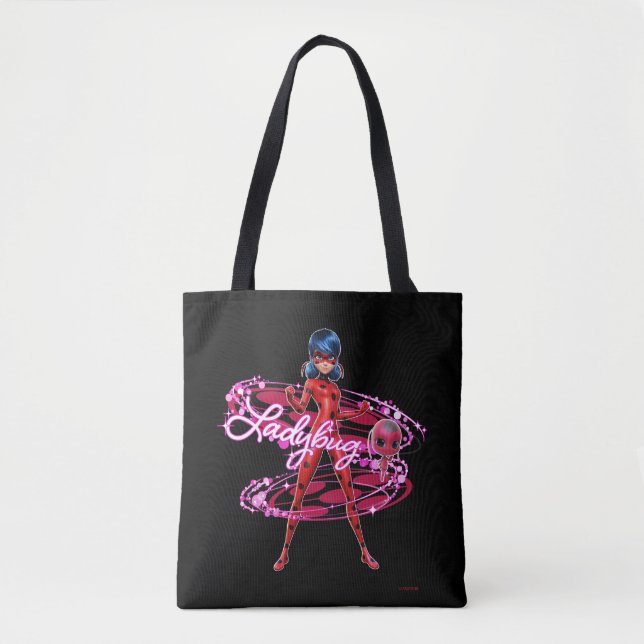 Ladybug and Tikki Graphic Tote Bag (Front)