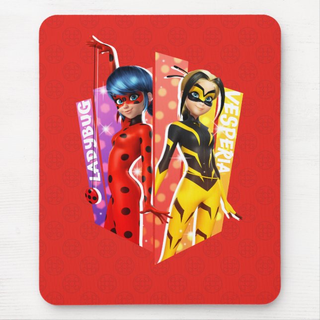 Ladybug and Vesperia Graphic Mouse Pad (Front)