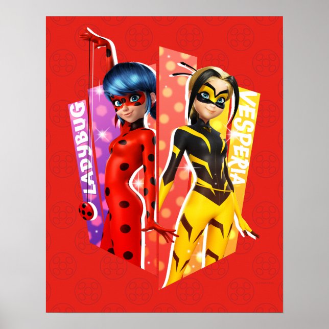 Ladybug and Vesperia Graphic Poster (Front)