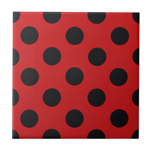 Ladybug Animal Pattern Ceramic Tile (Front)