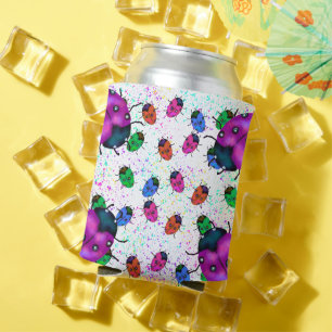 LADYBUG ART CAN COOLER